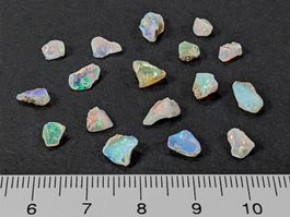 Opal - Äthiopischer Welo Opal Rohsplitter 5 bis 8mm, 5.25ct