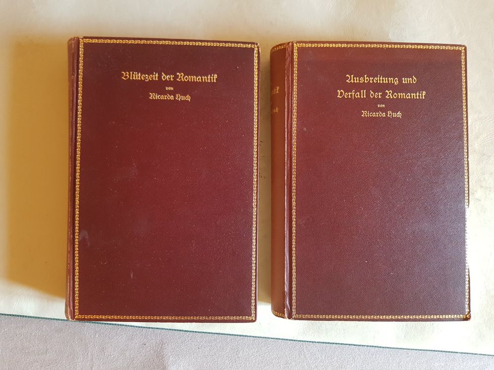 Livres: antike Bücher: Ricarda Huch Band I + II aus 1920 – D'occasion à Walterswil BE par Lonitti