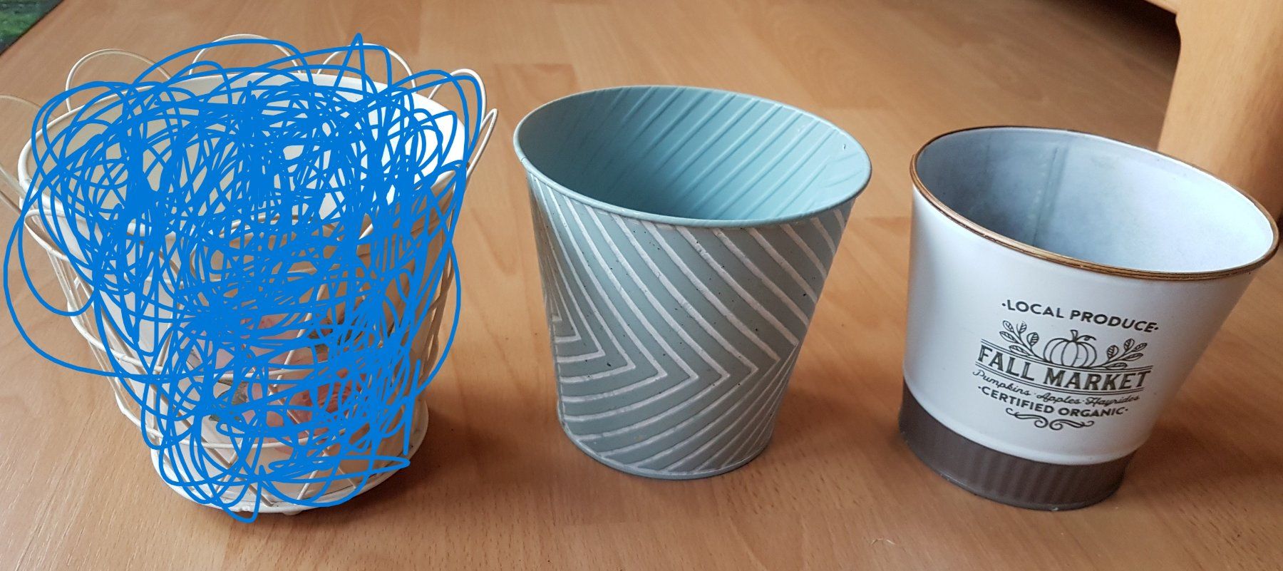 Blumentöpfe: 7 ZINK-BLUMENTÖPFE/ EIMER  / GEFÄSSE / DEKO – Gebraucht aus Sax von prinzenrollen 3
