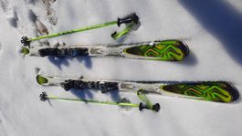 Ski K2 carving, inkl. Bindung, 165cm