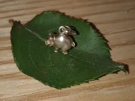 Silber Säuli Anhänger