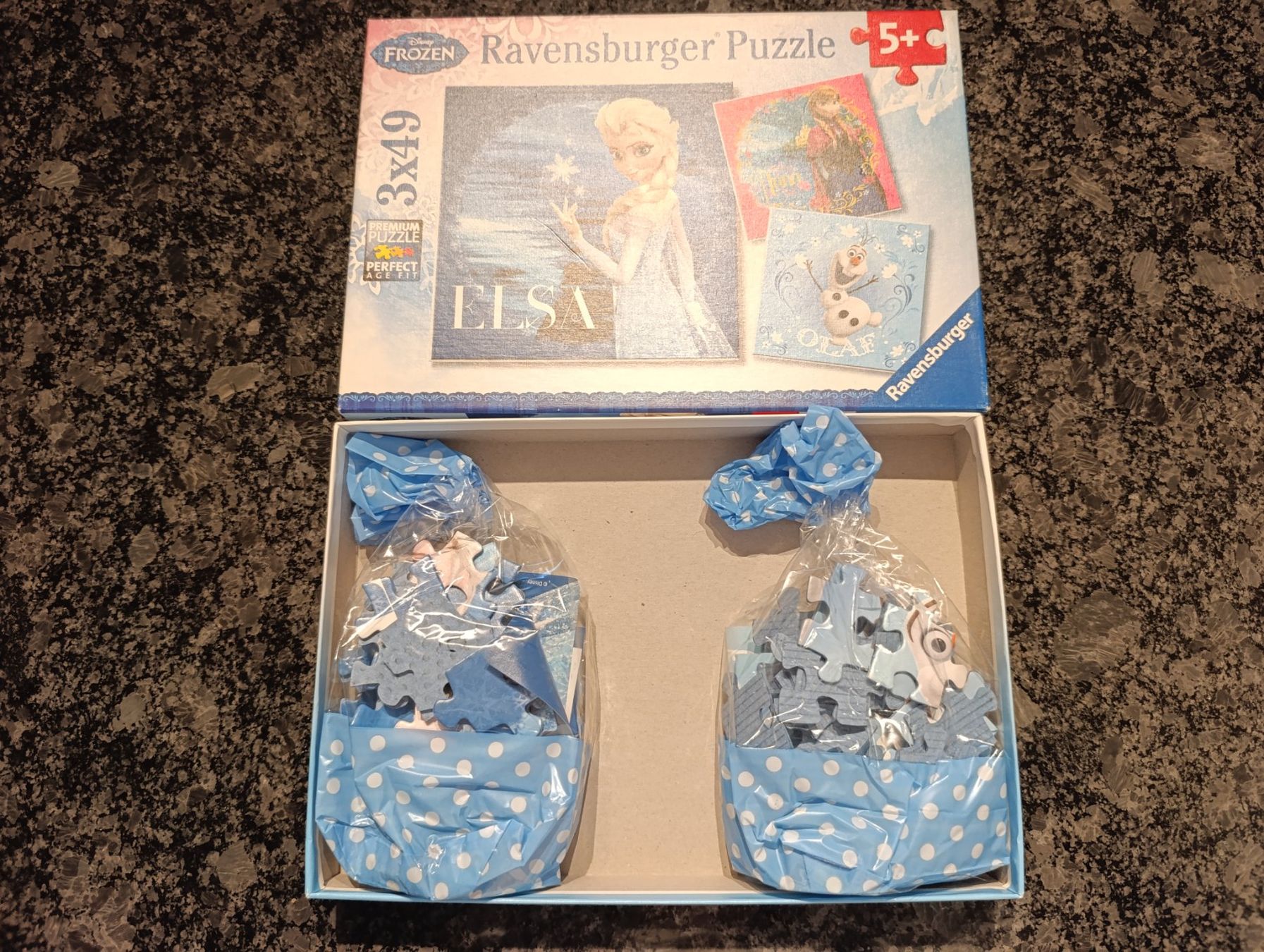 Ravensburger Puzzle: Elsa+Olaf Puzzle Ravensburger, 2x49 Teilen – Usato da Zürich venduto da ShadowVorlon 2
