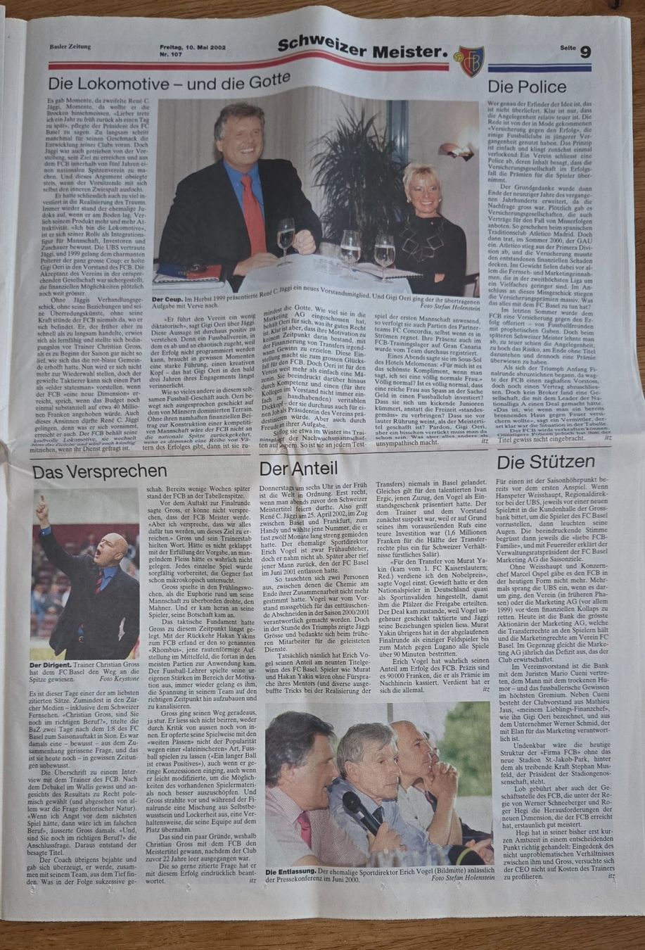 Zeitschriften & Magazine: FC Basel, FCB. BaZinside. Sonderbeilage BAZ. Schweizer Meist – Neu (gemäss Beschreibung) aus Möriken AG von Mavo 2