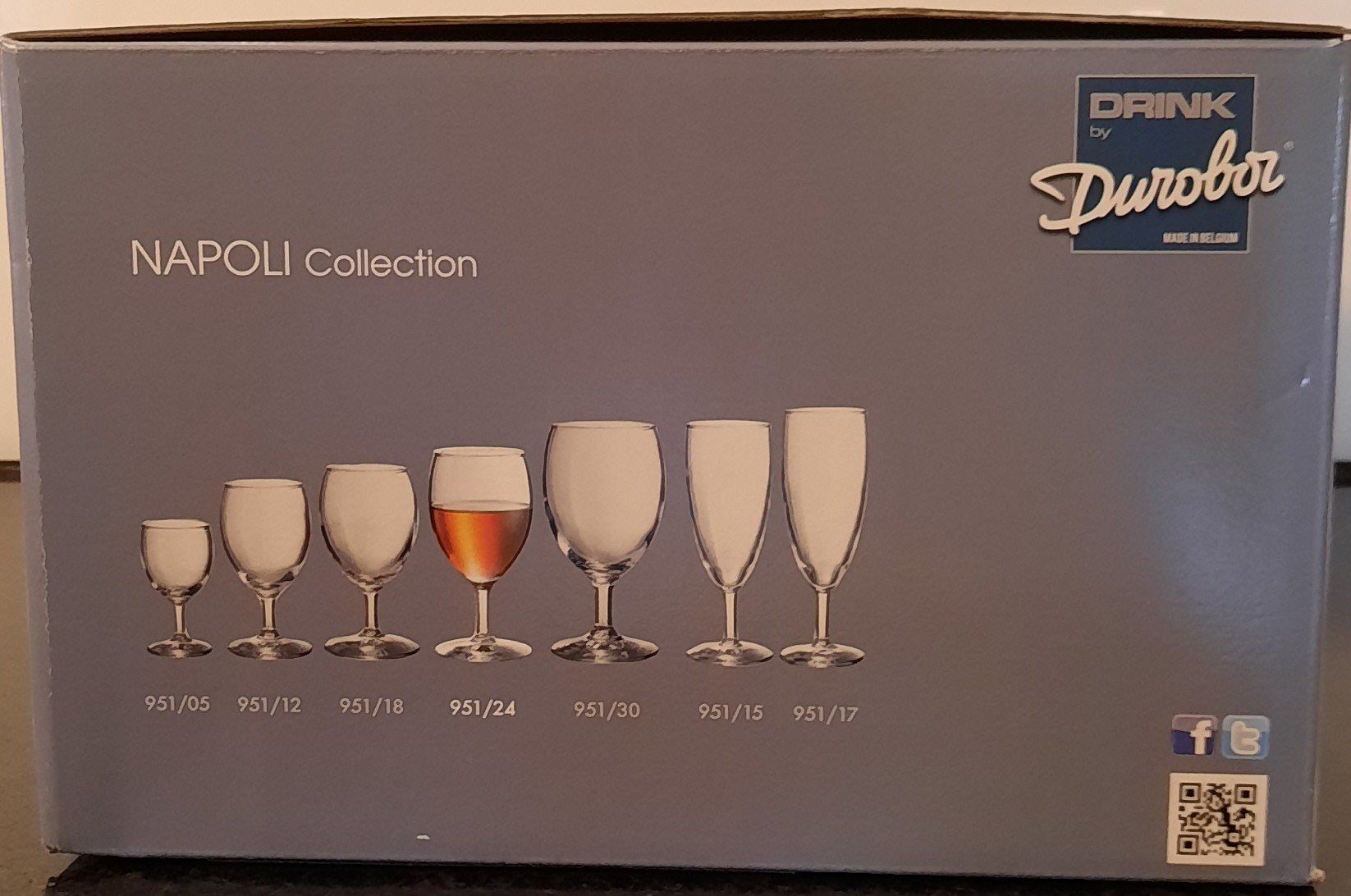 Gläser: DUROBOR Napoli 12x Weinkelch 24 cl – Neu und originalverpackt aus Seuzach von VT-Collections2 2