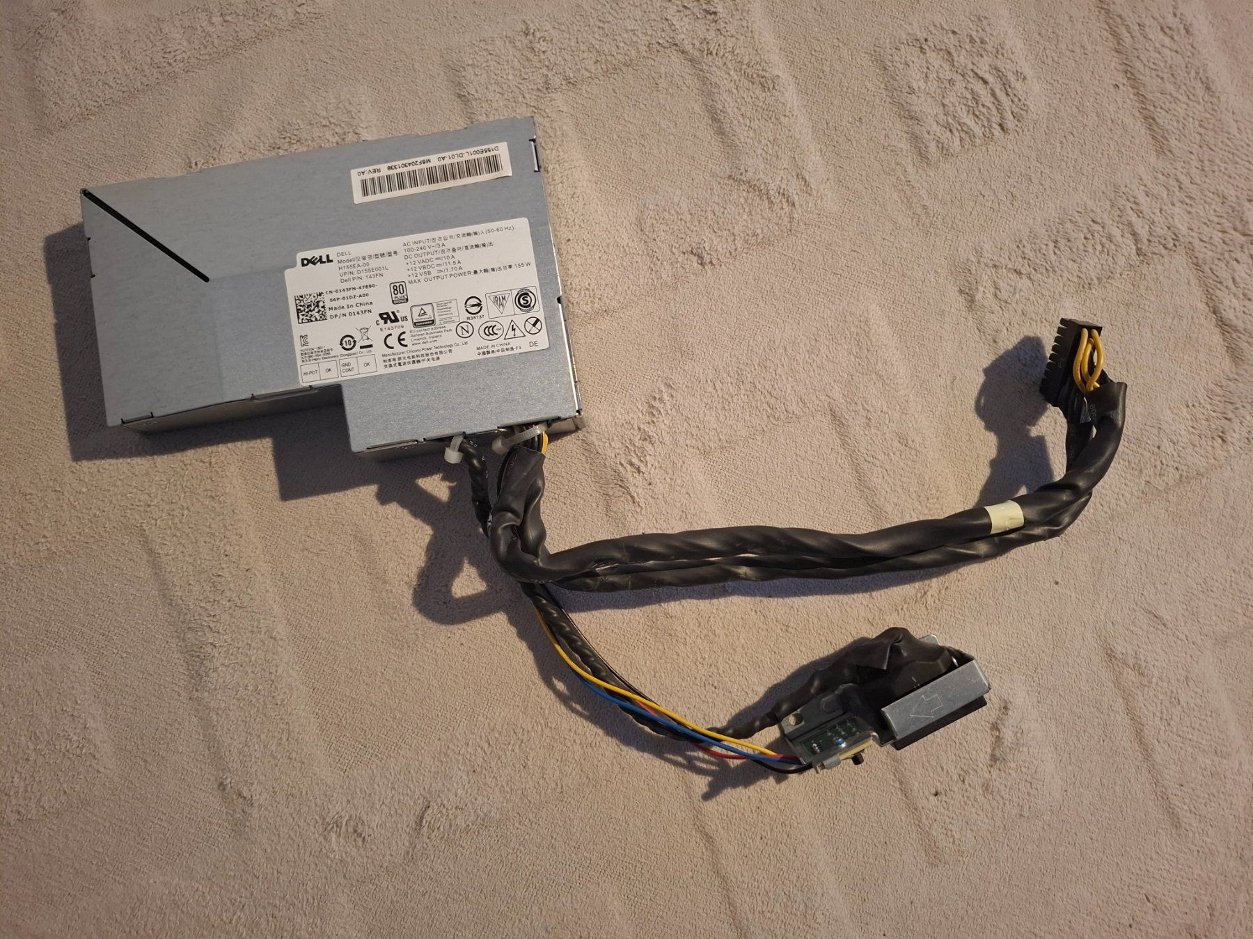 Alimentatore Dell Optiplex 7440 AIO Serie H155EA-00 03PYMT 0143FN - Usato Funzionante