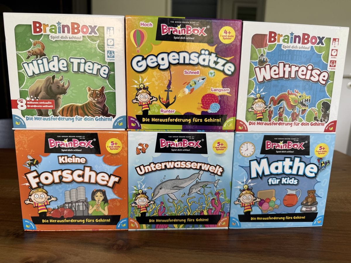 Spiele: 6 x BrainBox – Gebraucht aus St. Gallen von Red-Curry