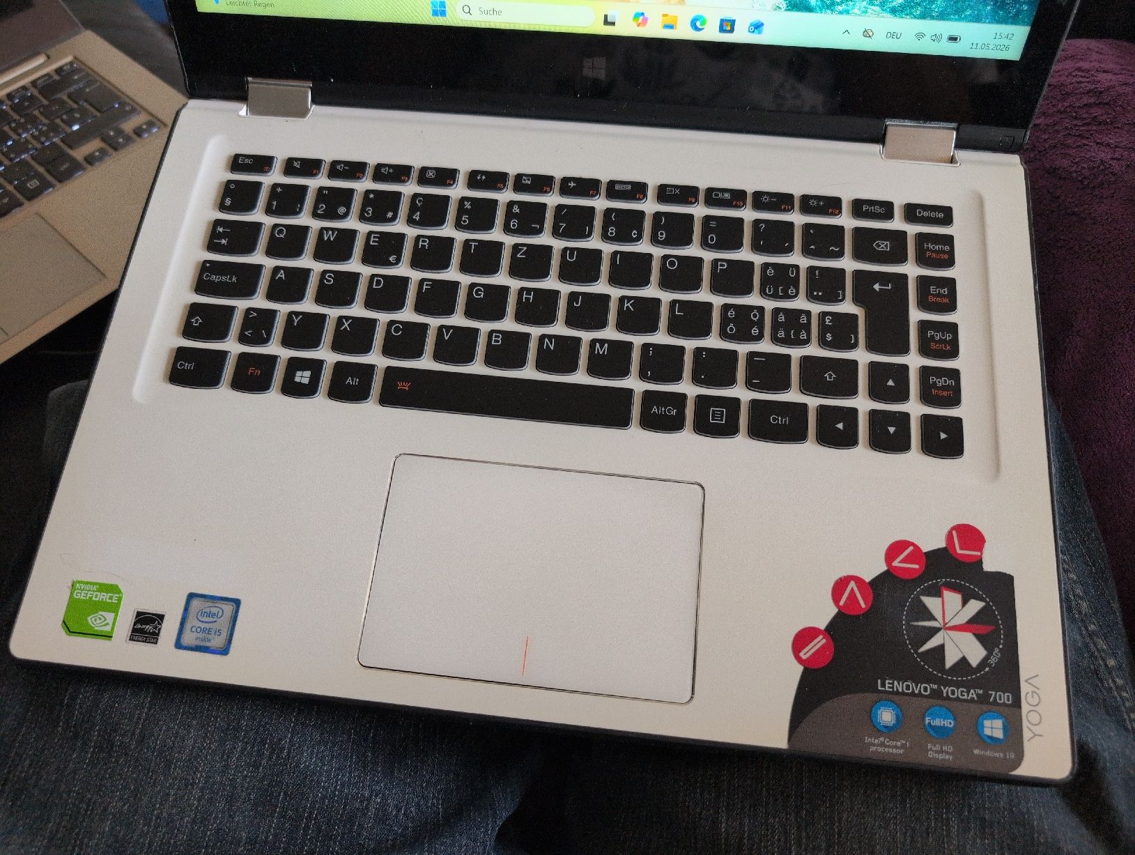 Lenovo Notebook: Lenovo Yoga Laptop & Tablet mit SSD & Touchscreen – Usato da Breitenbach venduto da Dribbel 1