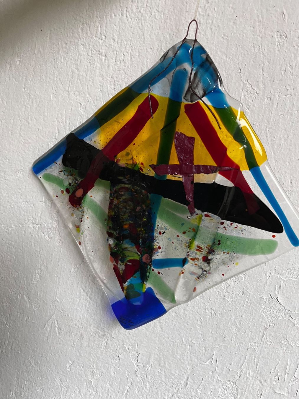 Bicchieri: Glasbild Glaskunst 19x19 cm – Usato da Möhlin venduto da mik_h72m 1