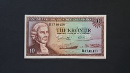 Island 10 Kronur 1957 Unc