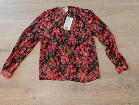 Sézane Chemise Helga, Abstract Multico, Gr. 40, neu