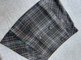 Pull&Bear flannel wrap skirt