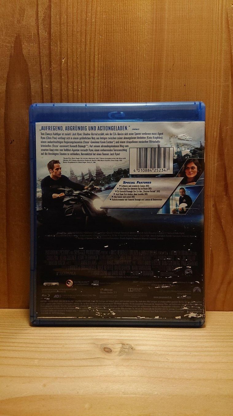 Tous les DVDs: JACK RYAN: Shadow Recruit Blu-Ray – D'occasion à Wilderswil par Exebub 1