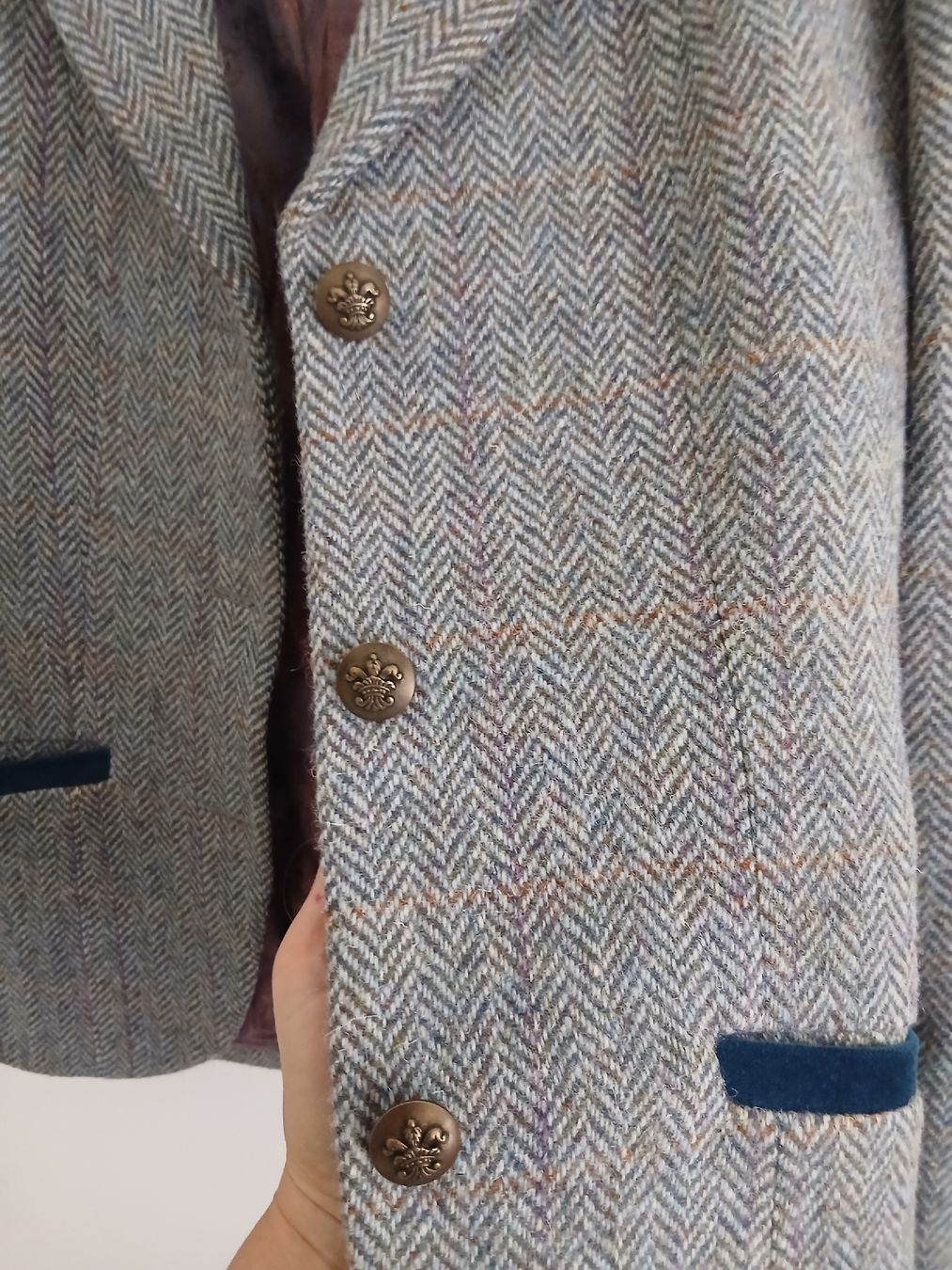 Giacche: Harris Tweed Vintage Jacket Wool Blue Size S – Nuovo (secondo la descrizione) da Wil SG venduto da tre_g2l7 3