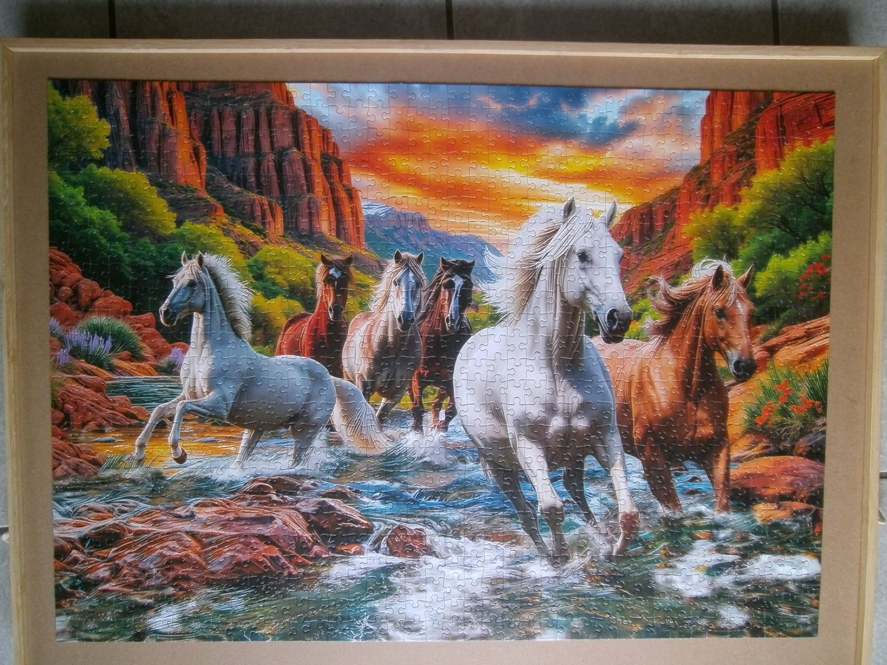 Puzzle: Puzzle Jumbo de 1000 pces Dès 1.00fr.  !!! – Usato da Moutier venduto da Mouschka 2