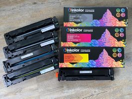 HP201X (CF400X; CF401X; CF402X; C403X) kompatibles Toner-Set