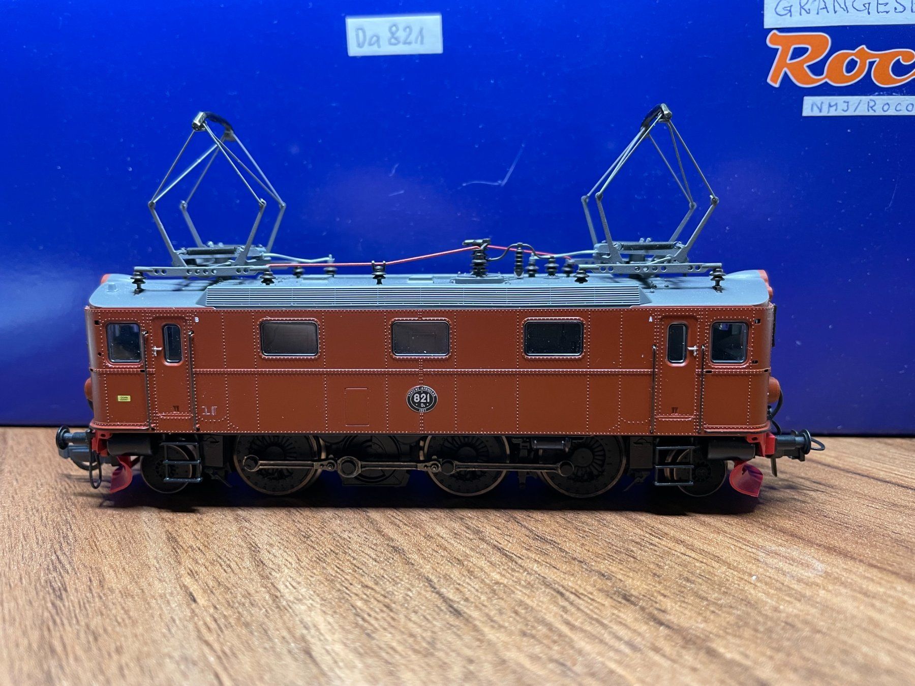Roco Modellini di ferrovie: Roco SJ Da 821 in DC analog – Usato da Villmergen venduto da Mfritz 1