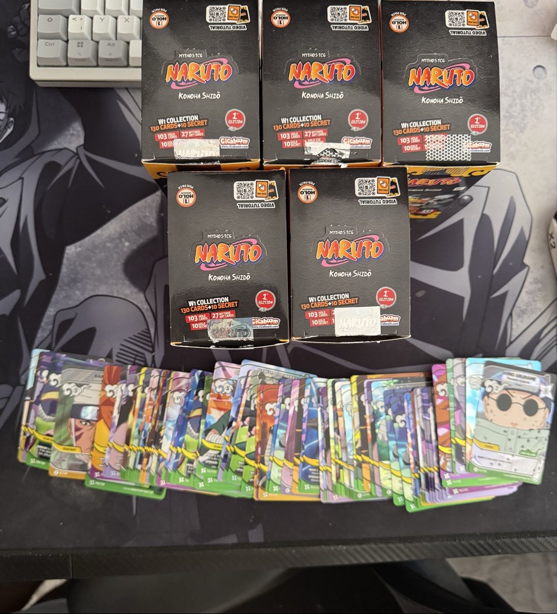 Carte collezionabili: Naruto Konoha Shido 5 Booster Boxes bullk – Nuovo (secondo la descrizione) da Kappel SO venduto da jol_5z7j