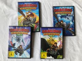 DVD Dragons, vol1-4, deutsch+englisch