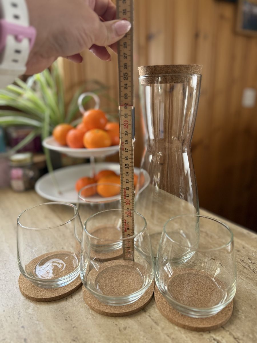 Bicchieri: Set 4 Gläser mit Wasserkaraffe – Usato da Les Enfers venduto da samoern 2