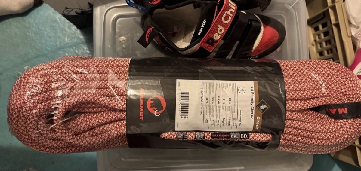 Mammut Attrezzatura da arrampicata: Mammut Seil 9.8 Eternity Classic Klettern 60 m – Nuovo e nell'imballaggio originale da Thayngen venduto da Jacky_L