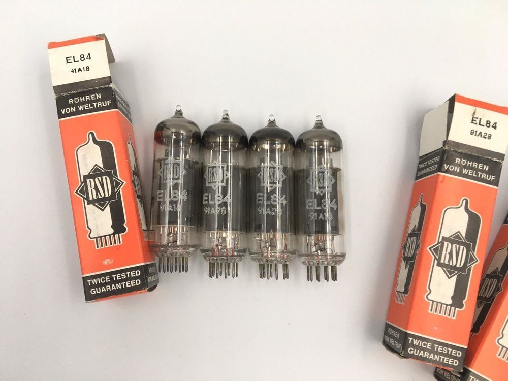 Tube électronique (valve) Vintage RCA EB4 - NOS (New Old Stock) Ouvert Pour Photo - État Neuf Jamais Utilisé