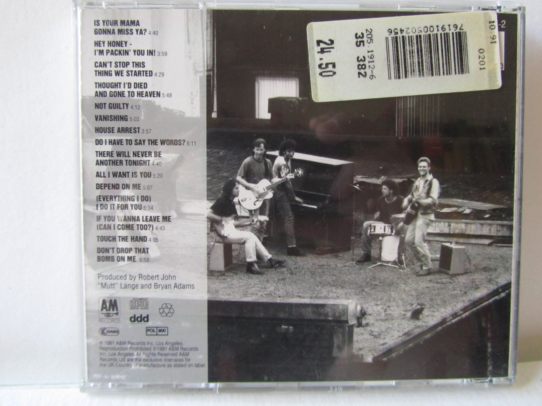 CD: Bryan Adams, CD, waking up the neighbours – Usato da Weiningen ZH venduto da dietsch57 1