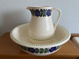 Krug und Schale Vintage handgemalt