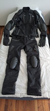 Fastway - Seasonal motorcycle jacket & pants set.