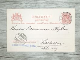 TR70 Carte Postale + Timbre Pays-Bas 1906