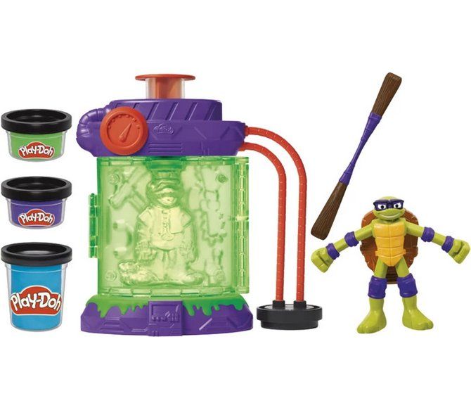 Play-Doh Materiale per modellare: Play-Doh Turtles Mutations- Station, 3 Dosen Knete – Nuovo e nell'imballaggio originale da Oensingen venduto da Liquidations-Shop 1