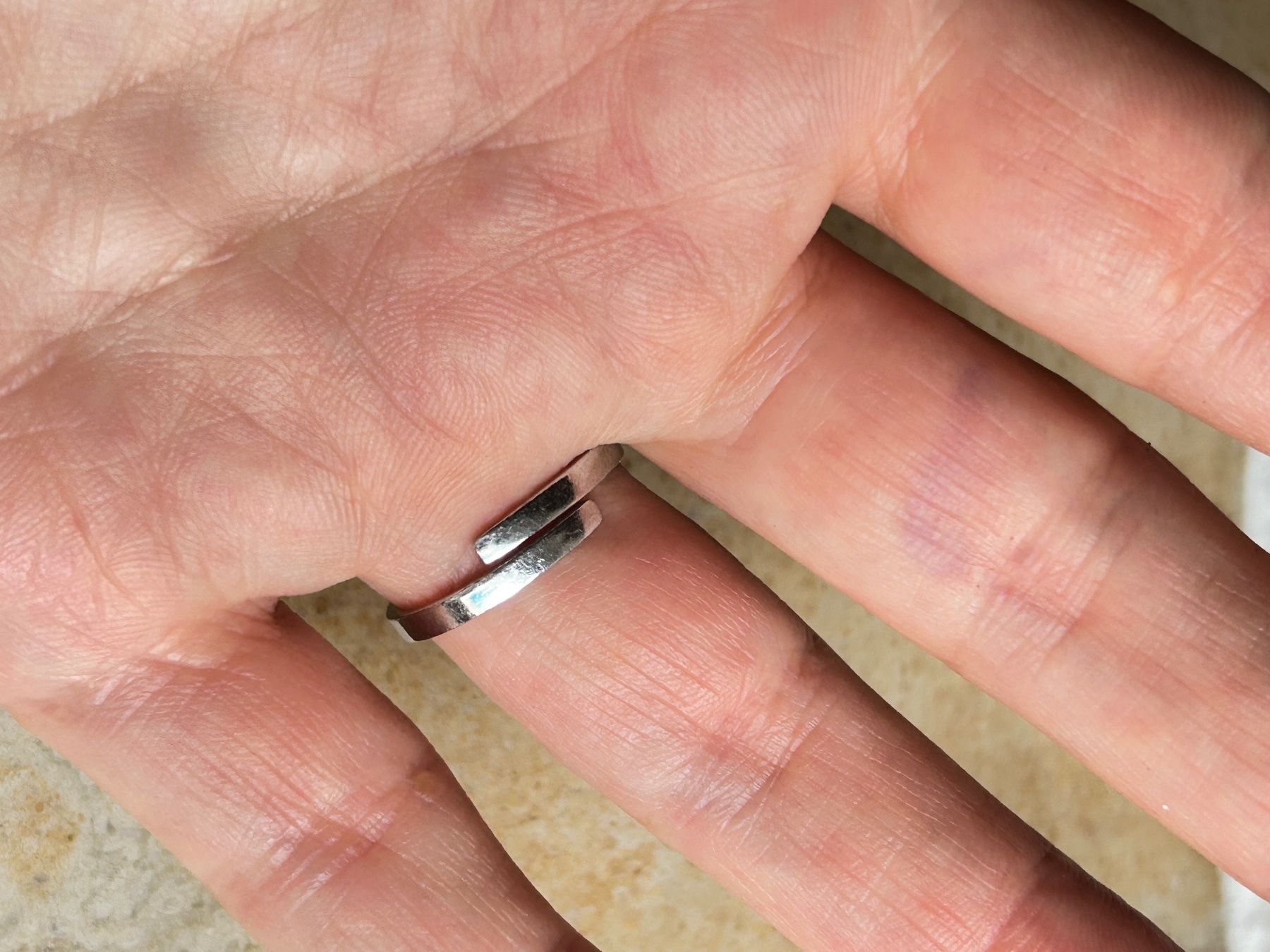 Anelli: Silberring mit rubinrotem Stein (Ringgrösse 55) – Usato da Dittingen venduto da Bijoubelle 4