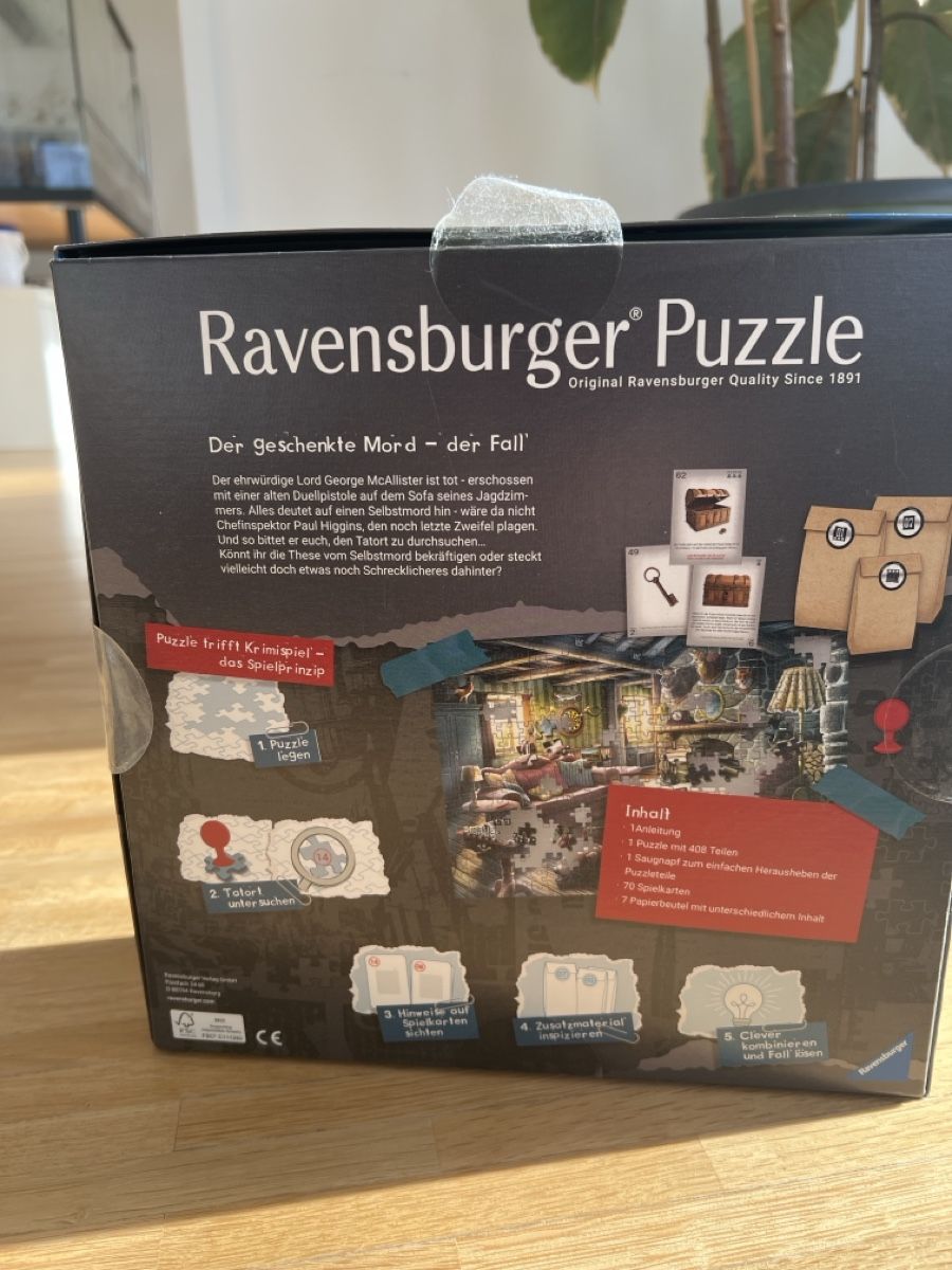 Ravensburger Jeux: Puzzle X Crime Der geschenkte Mord – Neuf (Voir description) à Heerbrugg par bluekolibri 1