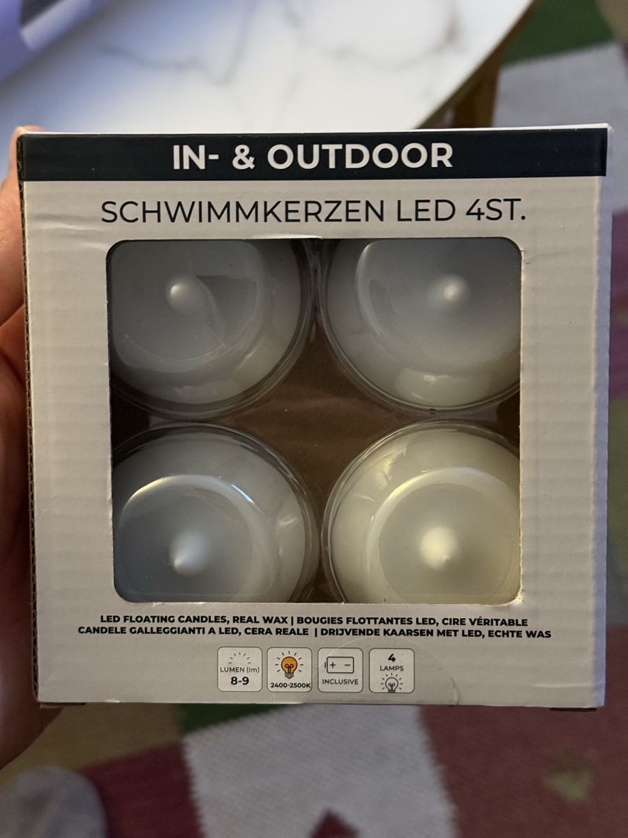 Candele: Schwimmkerzen LED 4 Stk. - Neu – Nuovo (secondo la descrizione) da Luzern venduto da Grawp