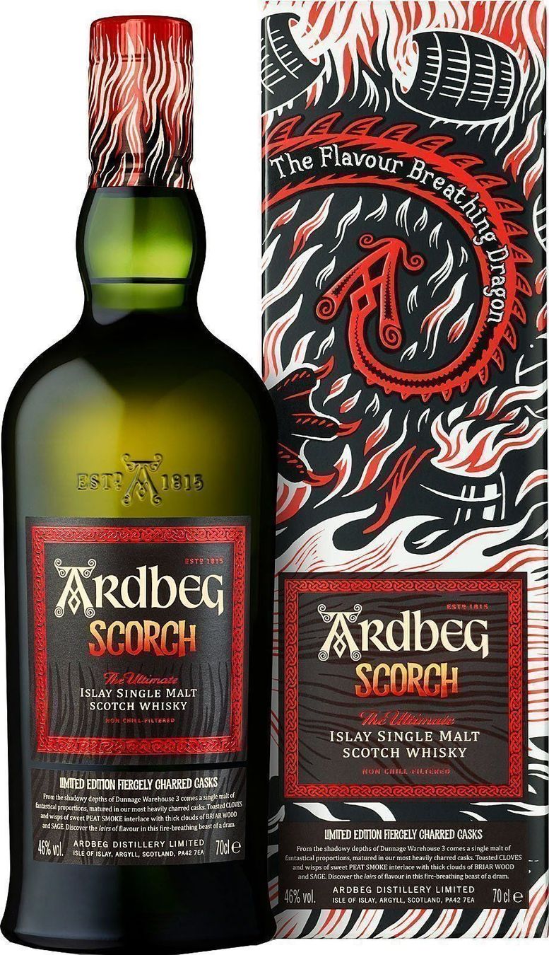 Ardbeg Bevande alcoliche: Ardbeg Scorch The Ultimate 46% vol. – Nuovo e nell'imballaggio originale da Basel venduto da Falcodr