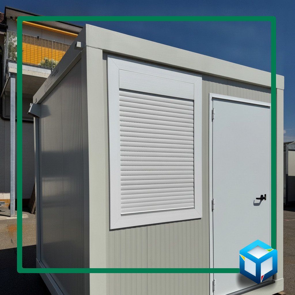 Baucontainer: Bürocontainer & Baucontainer 8 Fuss – Neu und originalverpackt aus Zofingen von EUROmodul 1