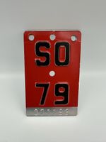 Velonummer SO 79