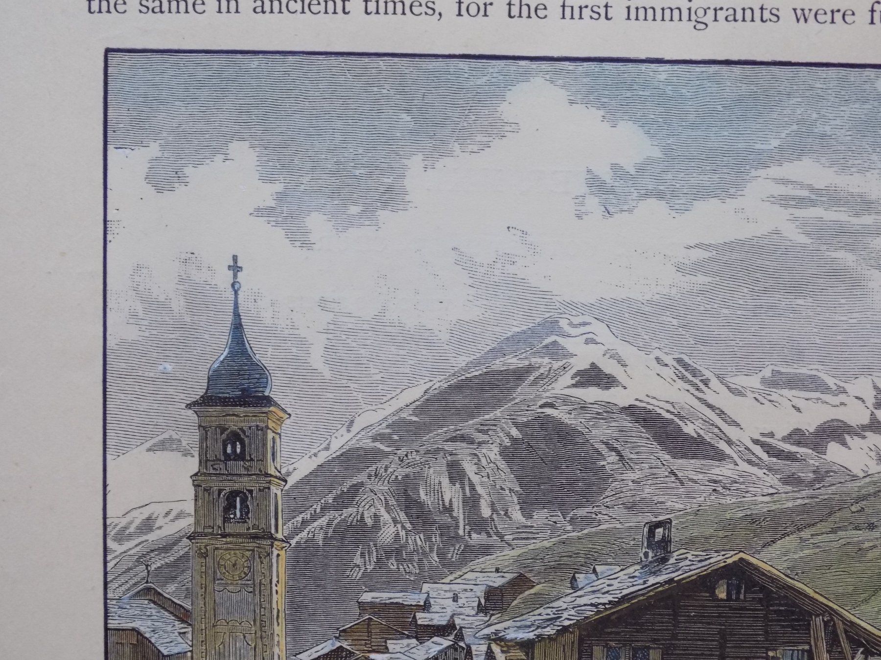 Gravures: Vrin Lumnezia koloriert – D'occasion à Risch par Rischli15 3