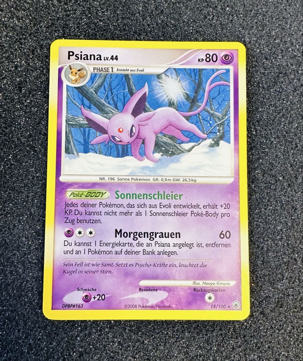 Pokémon Carte collezionabili: Espeon #18 Pokemon Majestic Dawn – Nuovo (secondo la descrizione) da Affoltern am Albis venduto da andy1896