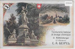 Basel - St. Jakob - Teinturerie et lavage chimique Geipel