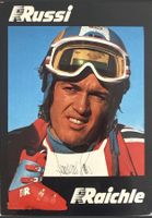 Carte postale vintage Bernhard Russi, champion olympique,...