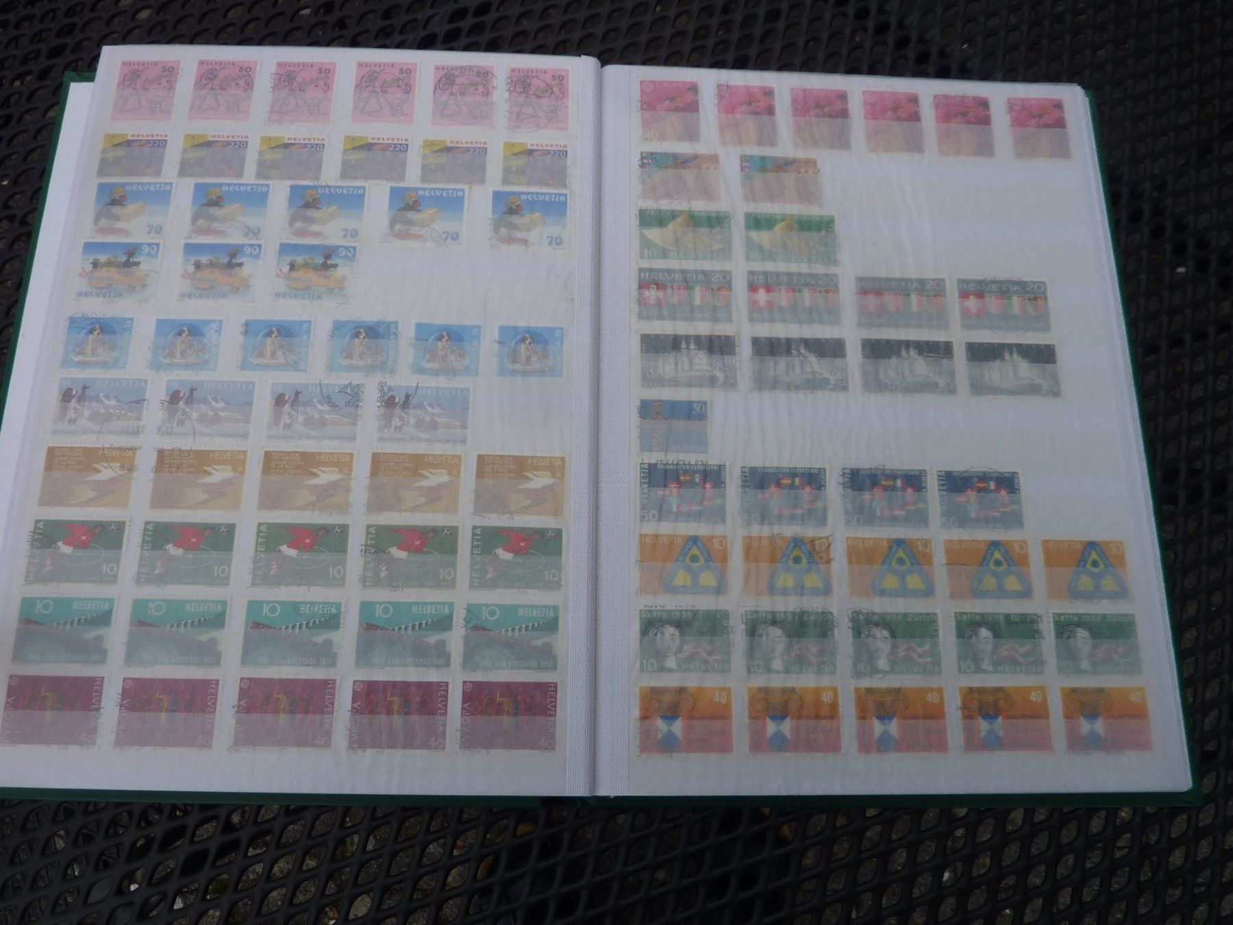 Tutti i francobolli: Briefmarkenalbum, Schweiz – Usato da Gelfingen venduto da btrottmann 2