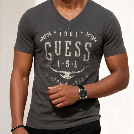 AUSVERKAUF - MEN Guess Tshirt, Militärgrün gr. S