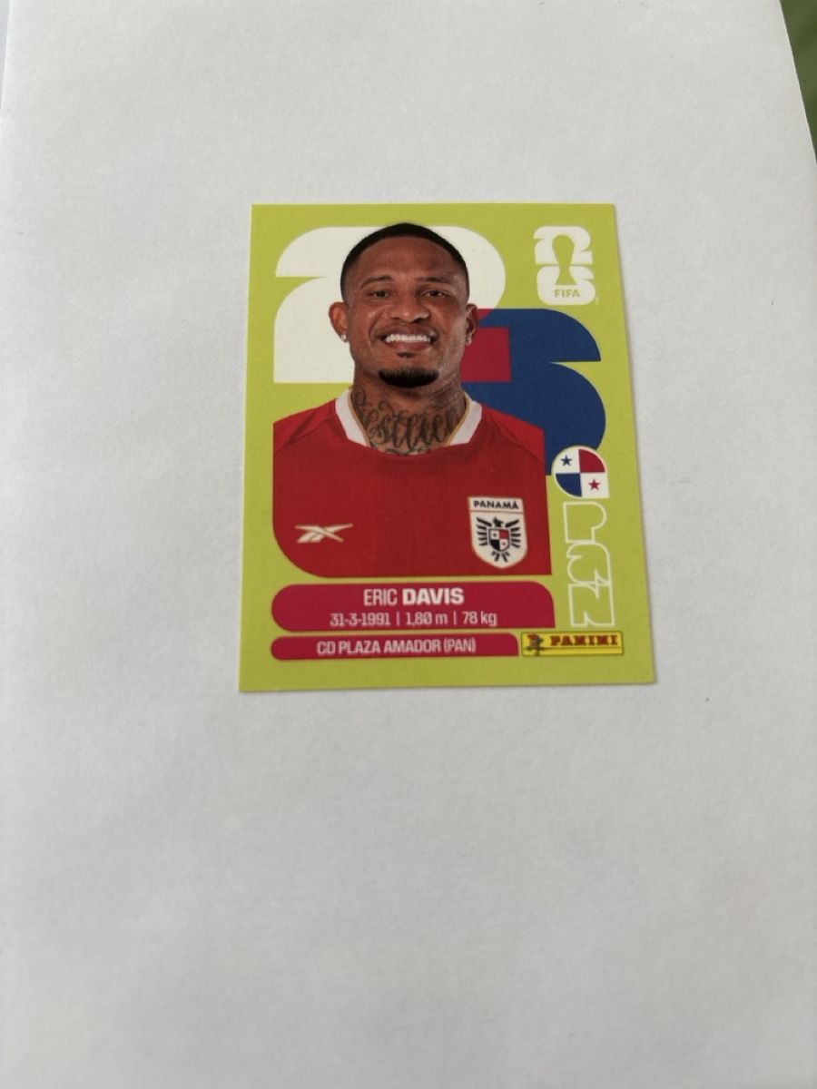 Panini Carte collezionabili: Panini Sticker WM 2026 Eric Davis PAN 7 – Nuovo (secondo la descrizione) da Suhr venduto da Aylou