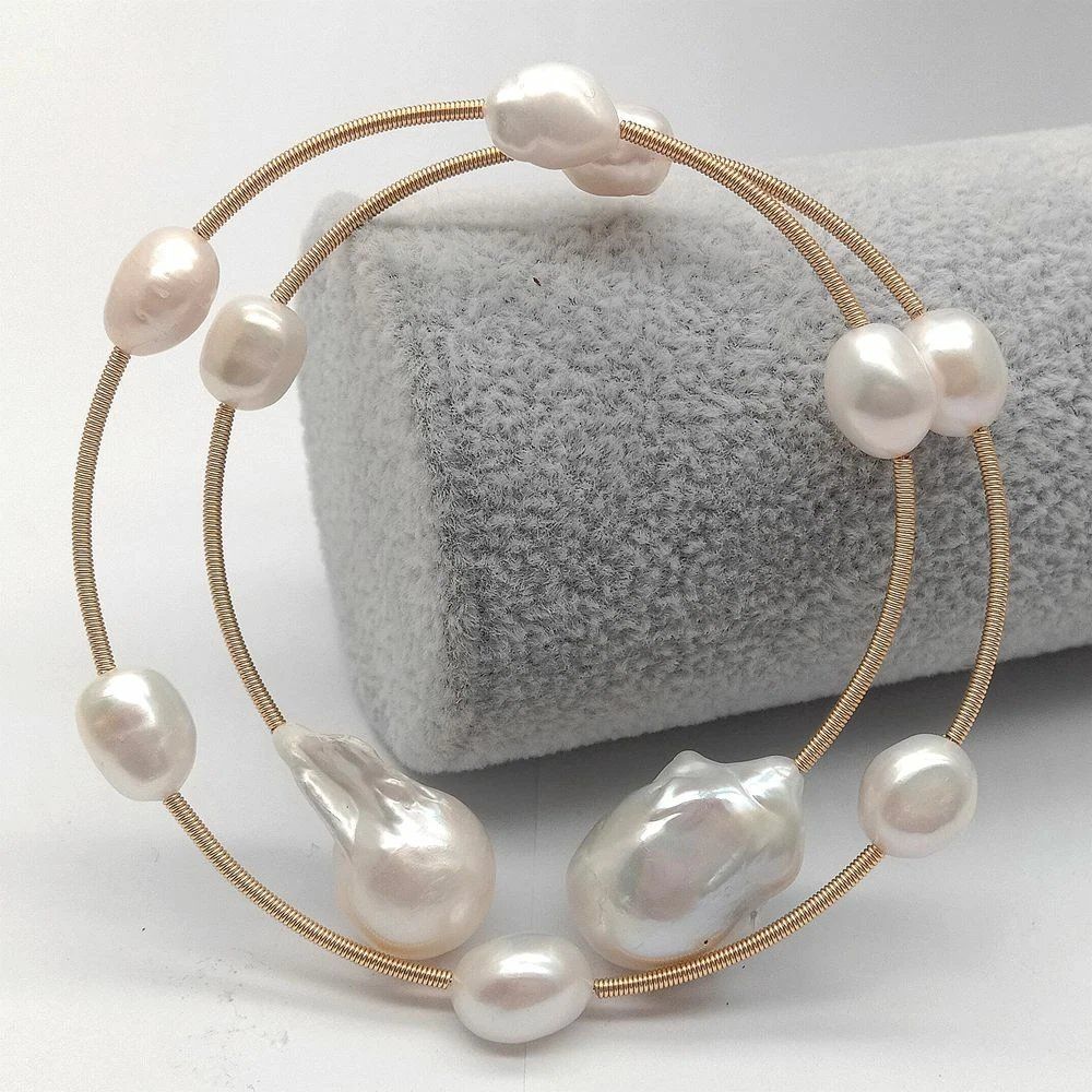 Bracciali & Braccialetti: Wunderschön Perlen Armband Echt Armspange Bracelet Perle – Nuovo (secondo la descrizione) da Prilly venduto da ilyria73