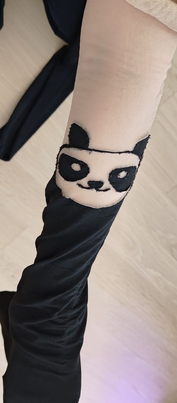 Calze & Collant: Panda Stumpfhosen wie neu – Nuovo (secondo la descrizione) da Schwerzenbach venduto da VityaCrafts 2