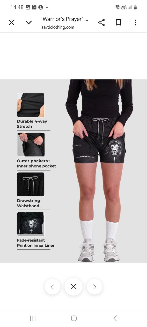 Pantalons: Performance Shorts SAVD – Neuf (Voir description) à Sion par aud_7pxl 1