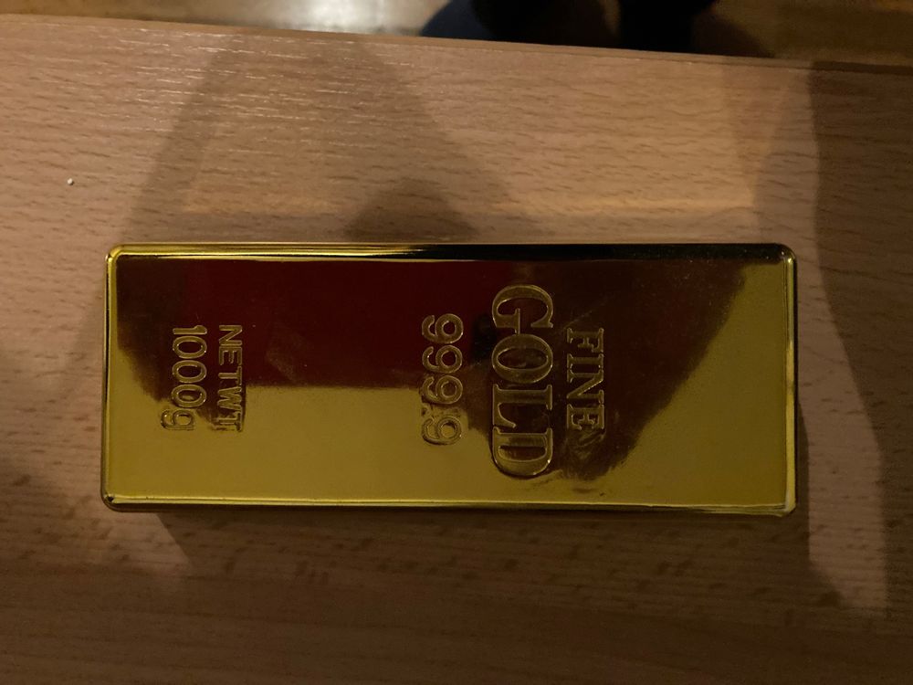 FAKE PLASTIC GOLD BAR Kaufen auf Ricardo