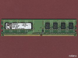 1GB Kingston® DDR2-667/PC2-5300U (6x)