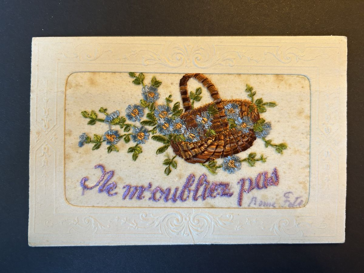 Cartoline postali: Karte aus Seide Rar! – Usato da Fanas venduto da Alessio11