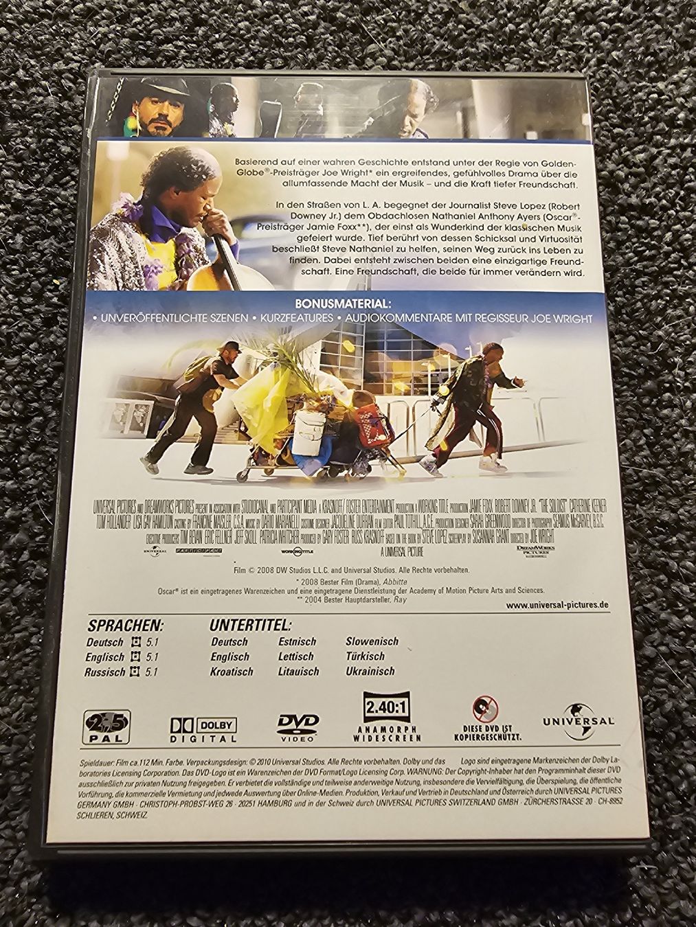 Tutti i DVDs: Der Solist DVD(15972) – Usato da Ruswil venduto da jan_bxl5 1